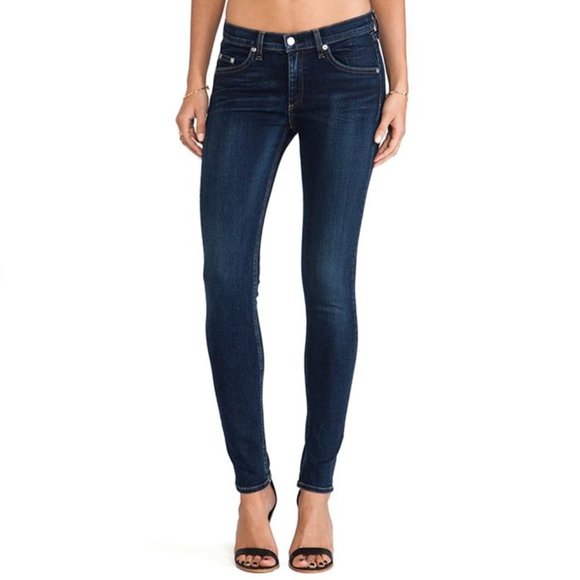 rag & bone Denim - rag & bone | Skinny Mid Rise Jeans in Woodford 27